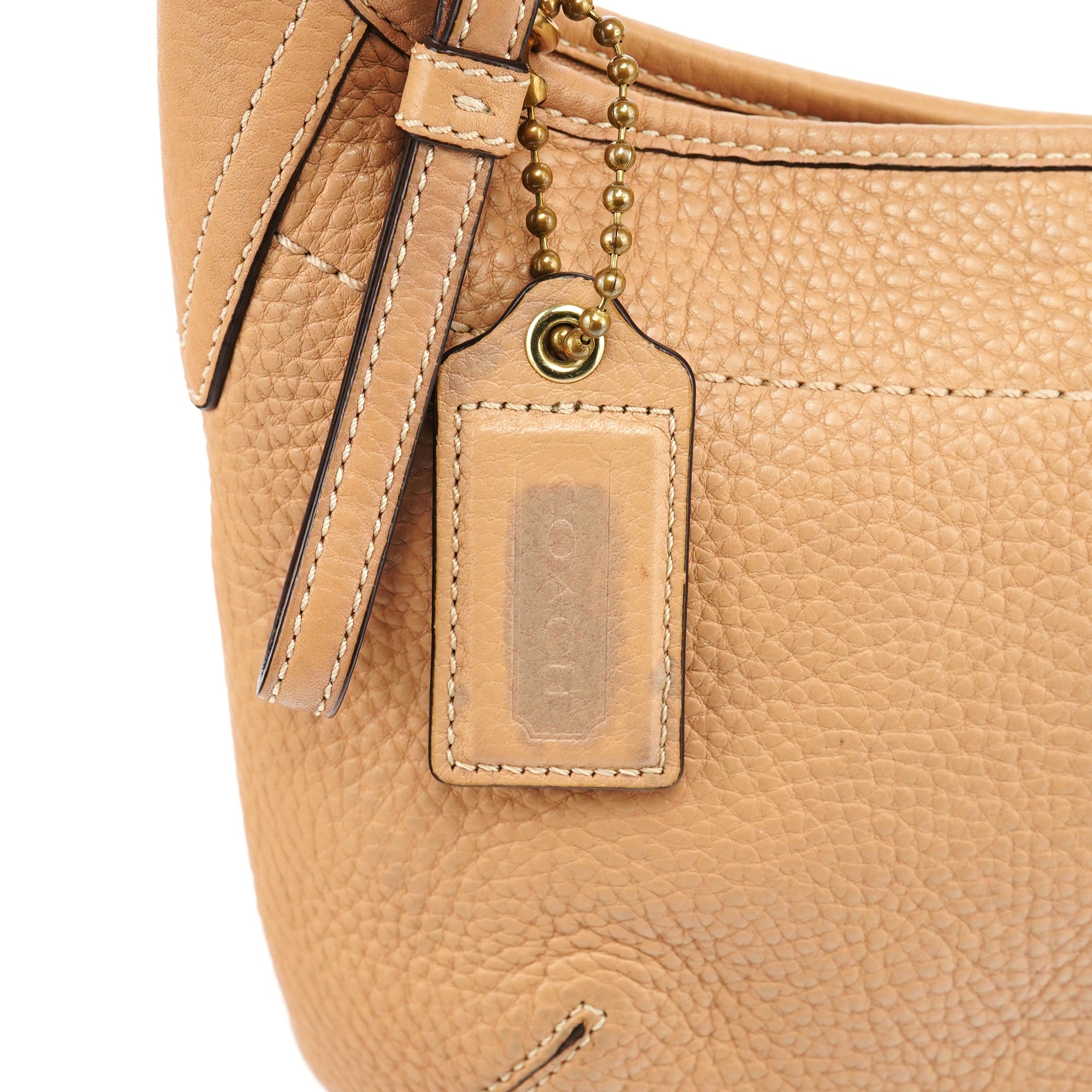 Coach 11611 Tan Leather Hobo Shoulder Bag