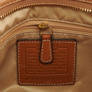 Coach 11611 Tan Leather Hobo Shoulder Bag