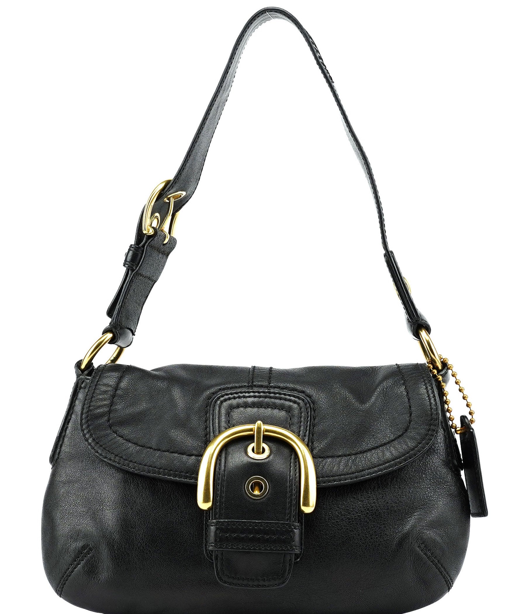 Coach 11840 Black Leather Soho Shoulder Bag
