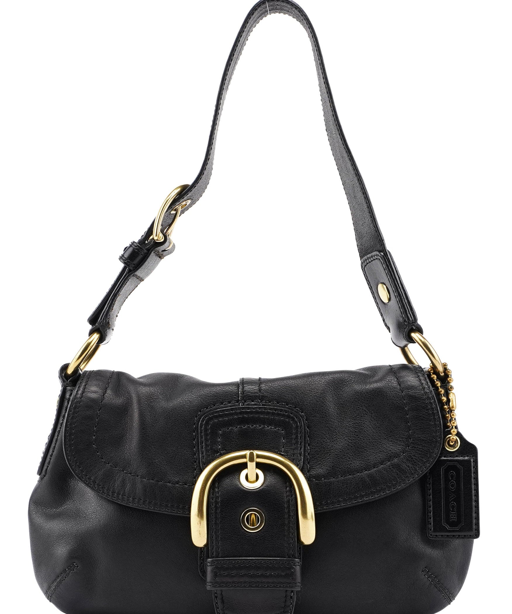 Coach 11840 Black Leather Soho Shoulder Bag