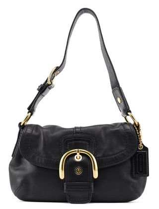 Coach 11840 Black Leather Soho Shoulder Bag