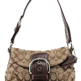 Coach 11860 Beige Brown Signature C Soho Shoulder Bag