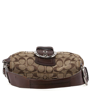 Coach 11860 Beige Brown Signature C Soho Shoulder Bag