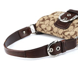 Coach 11860 Beige Brown Signature C Soho Shoulder Bag