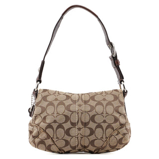 Coach 11860 Beige Brown Signature C Soho Shoulder Bag