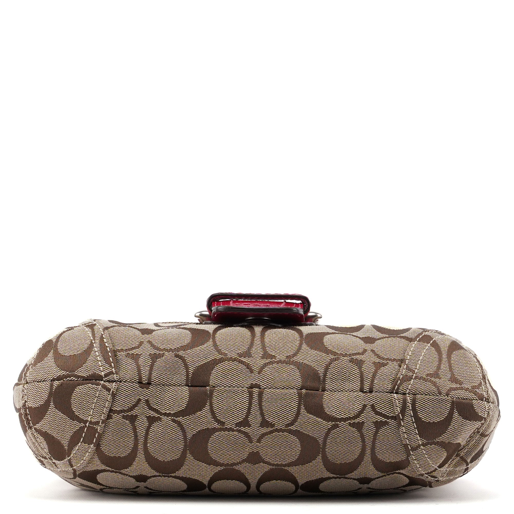 Coach 11860 Beige Pink Signature C Soho Shoulder Bag