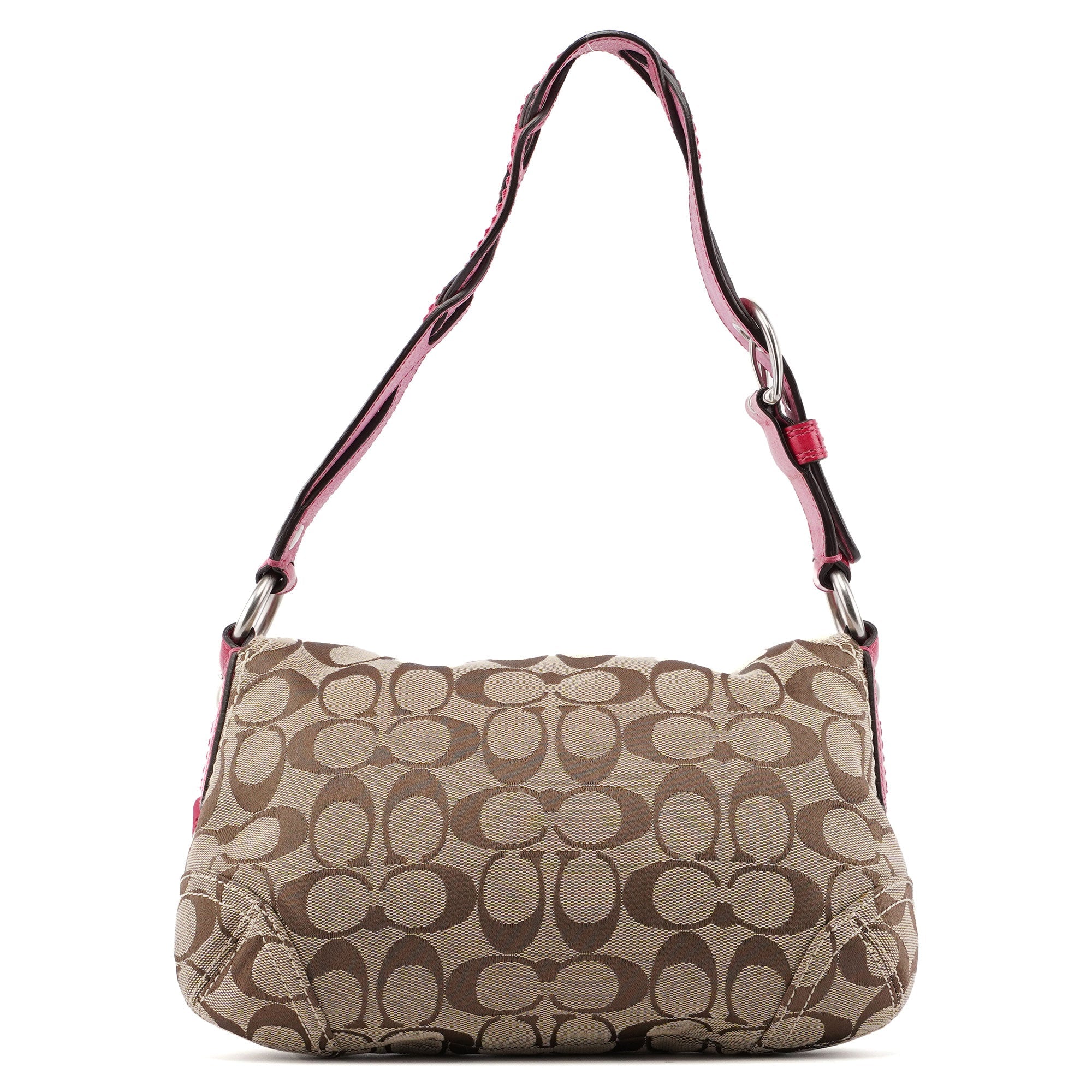 Coach 11860 Beige Pink Signature C Soho Shoulder Bag