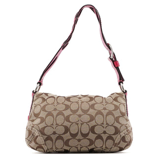 Coach 11860 Beige Pink Signature C Soho Shoulder Bag