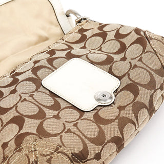 Coach 11860 Beige White Soho Shoulder Bag