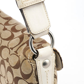 Coach 11860 Beige White Soho Shoulder Bag