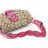 Coach 11862 Beige Pink Signature Soho Shoulder Bag