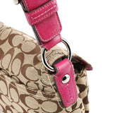Coach 11862 Beige Pink Signature Soho Shoulder Bag