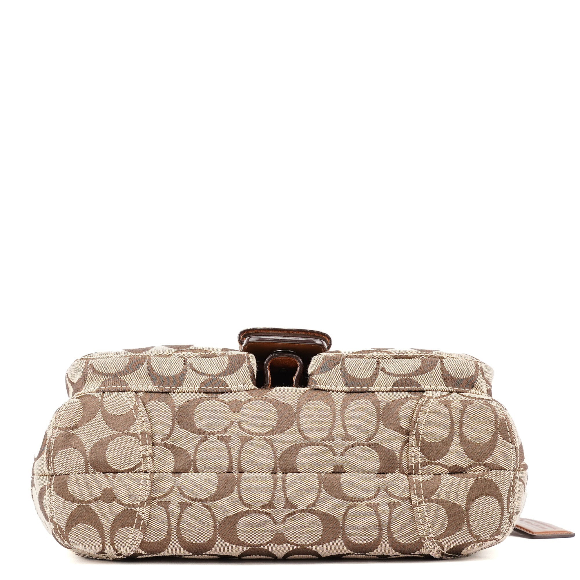 Coach 11862 Sac porté épaule Soho en toile Signature beige