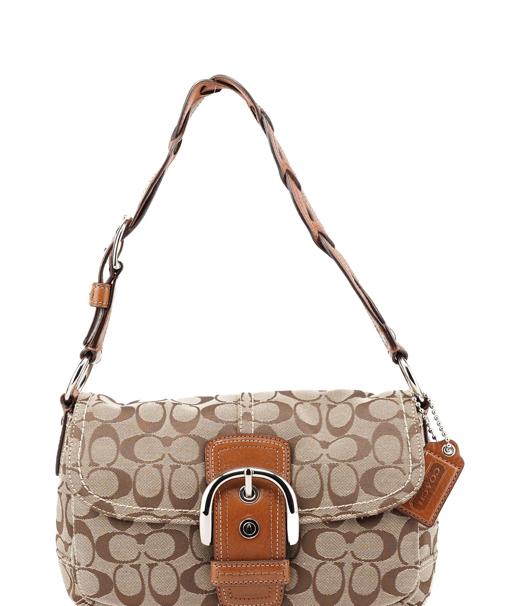 Coach 11862 Beige Soho Shoulder Bag