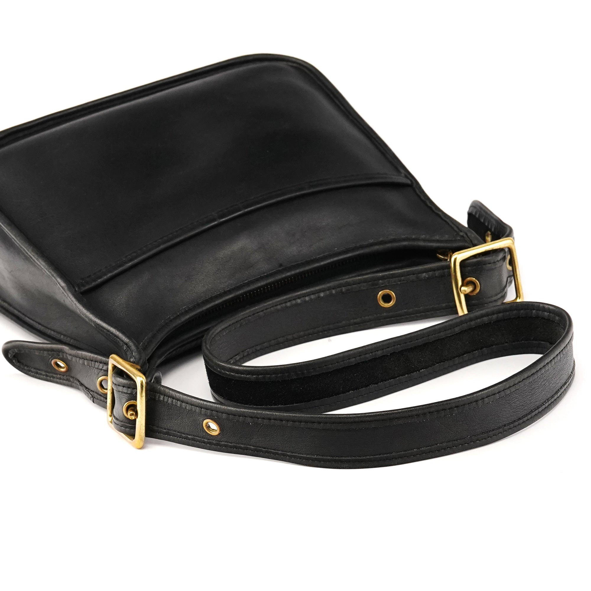 Coach 1207 crossbodytaske i sort glove-tanned læder