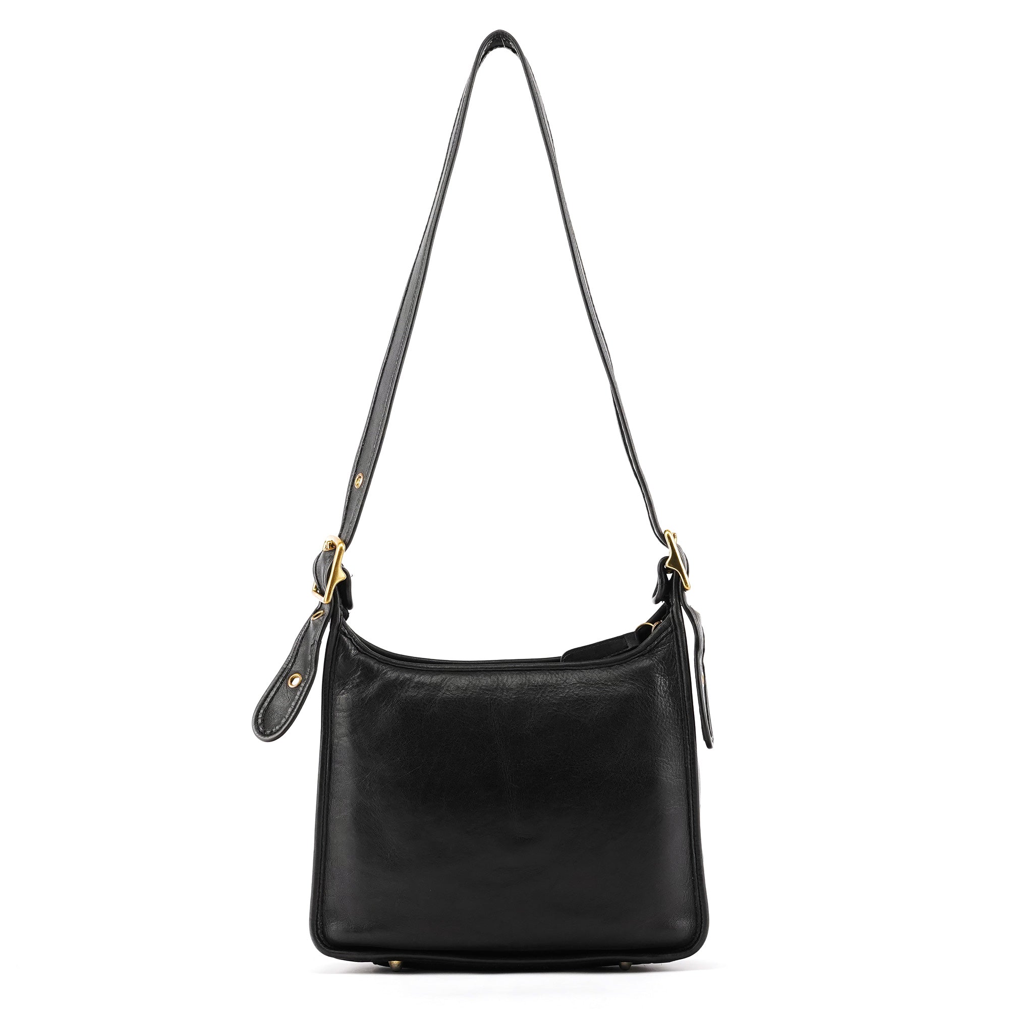 Coach 1207 crossbodytaske i sort glove-tanned læder