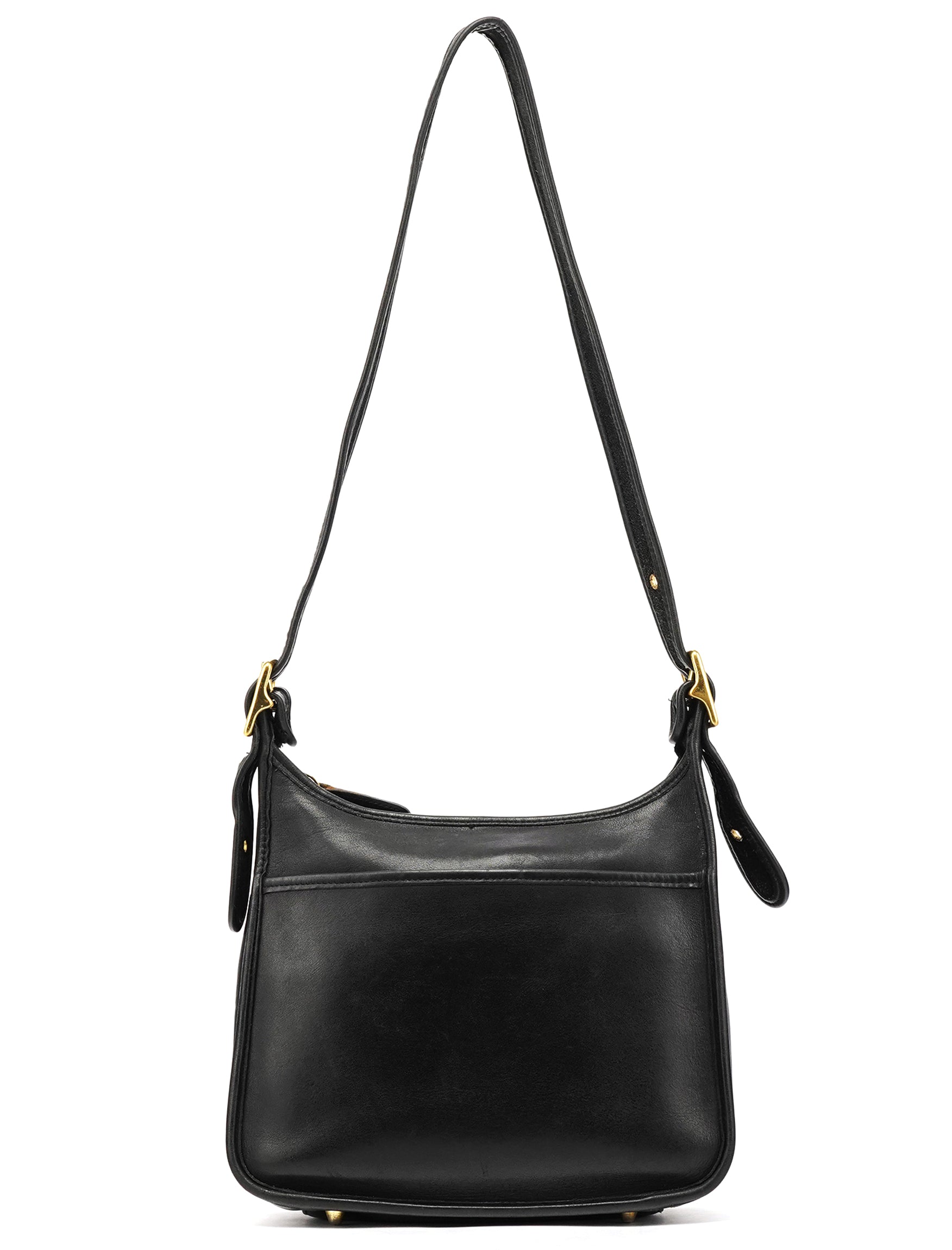 Coach 1207 crossbodytaske i sort glove-tanned læder