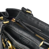 Coach 12476 Black Leather Tote Bag