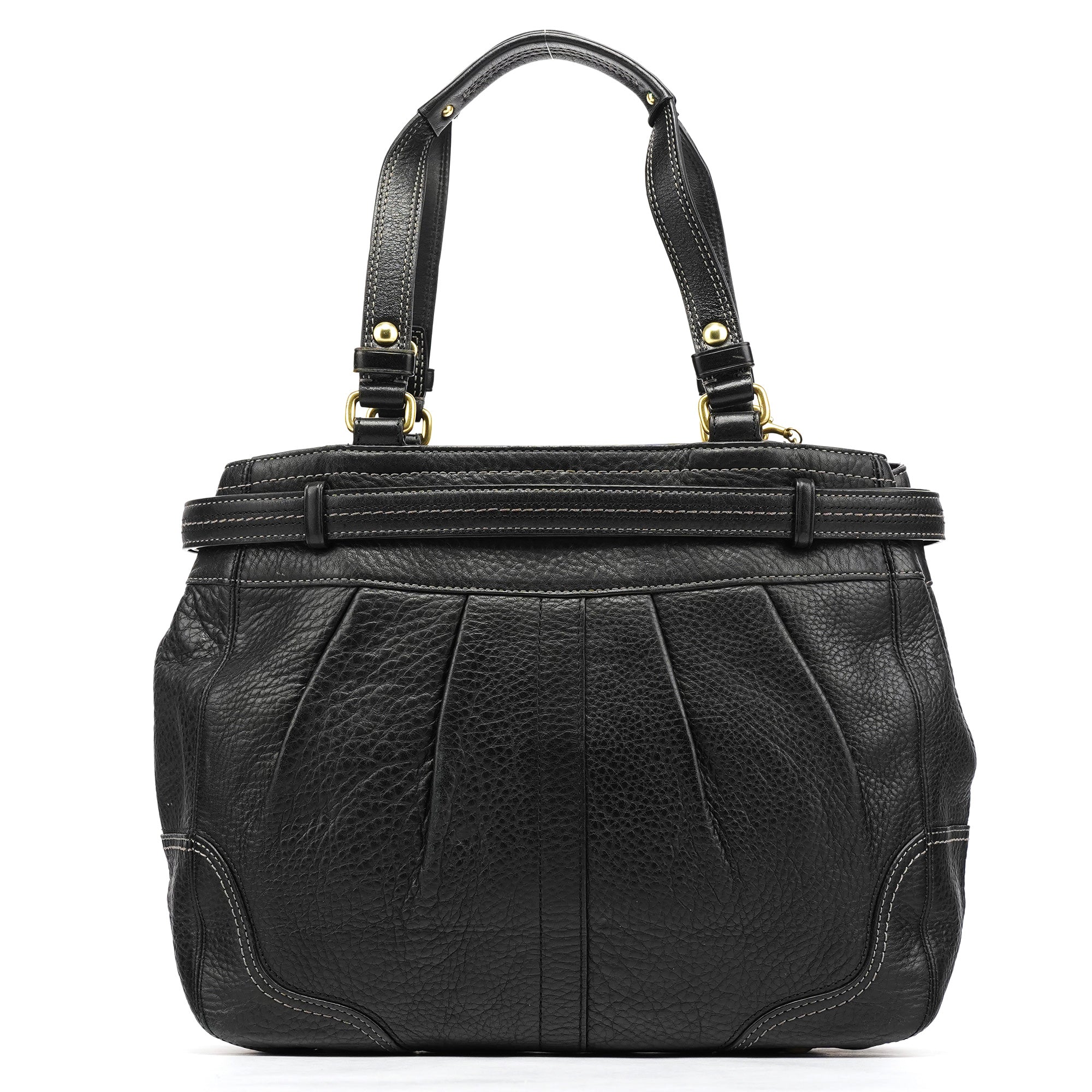 Coach Black Leather Tote Bag – Rediscover Vintage