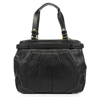 Coach 12476 Black Leather Tote Bag