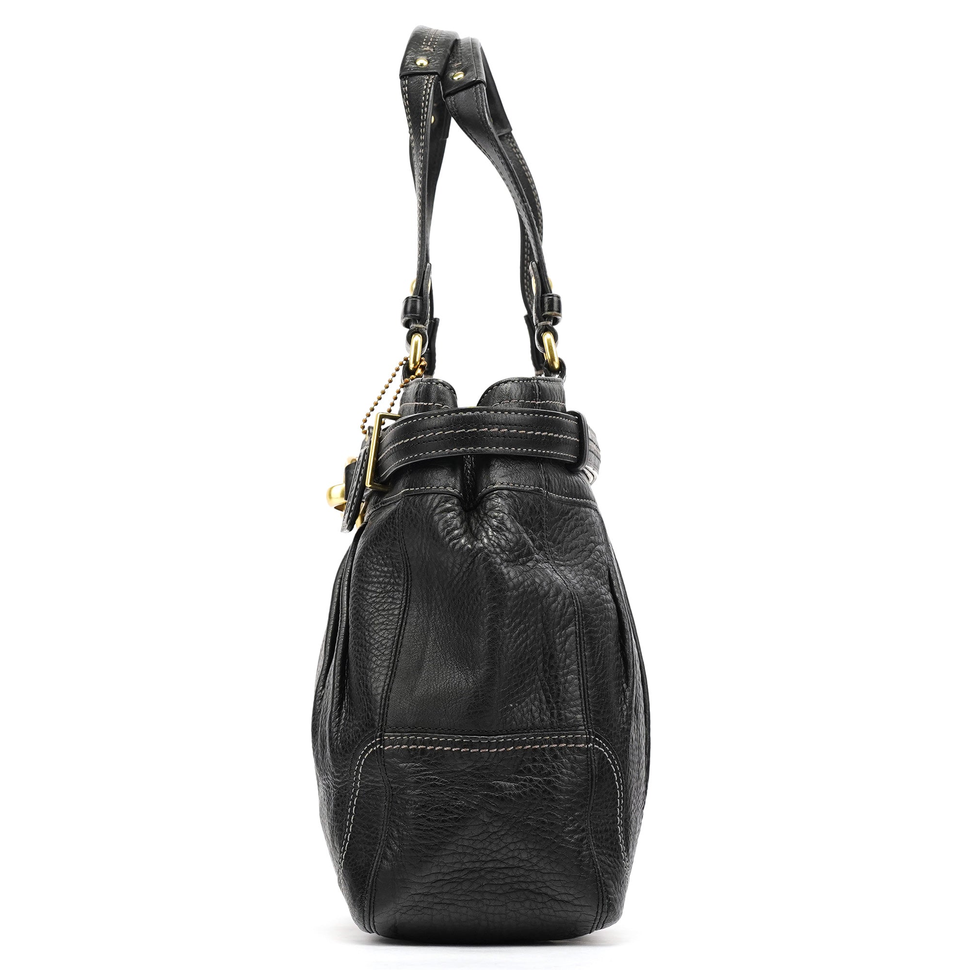 Coach 12476 Black Leather Tote Bag