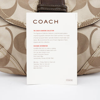 Coach 13042 Beige Brown Soho Shoulder Bag