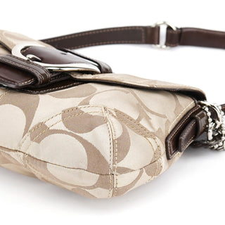 Coach 13042 Beige Brown Soho Shoulder Bag