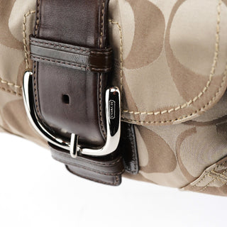 Coach 13042 Beige Brown Soho Shoulder Bag