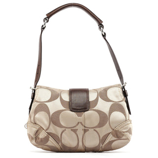 Coach 13042 Beige Brown Soho Shoulder Bag