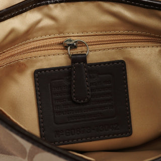 Coach 13042 Beige Brown Soho Shoulder Bag