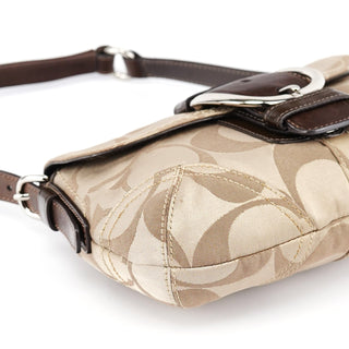 Coach 13042 Beige Brown Soho Shoulder Bag