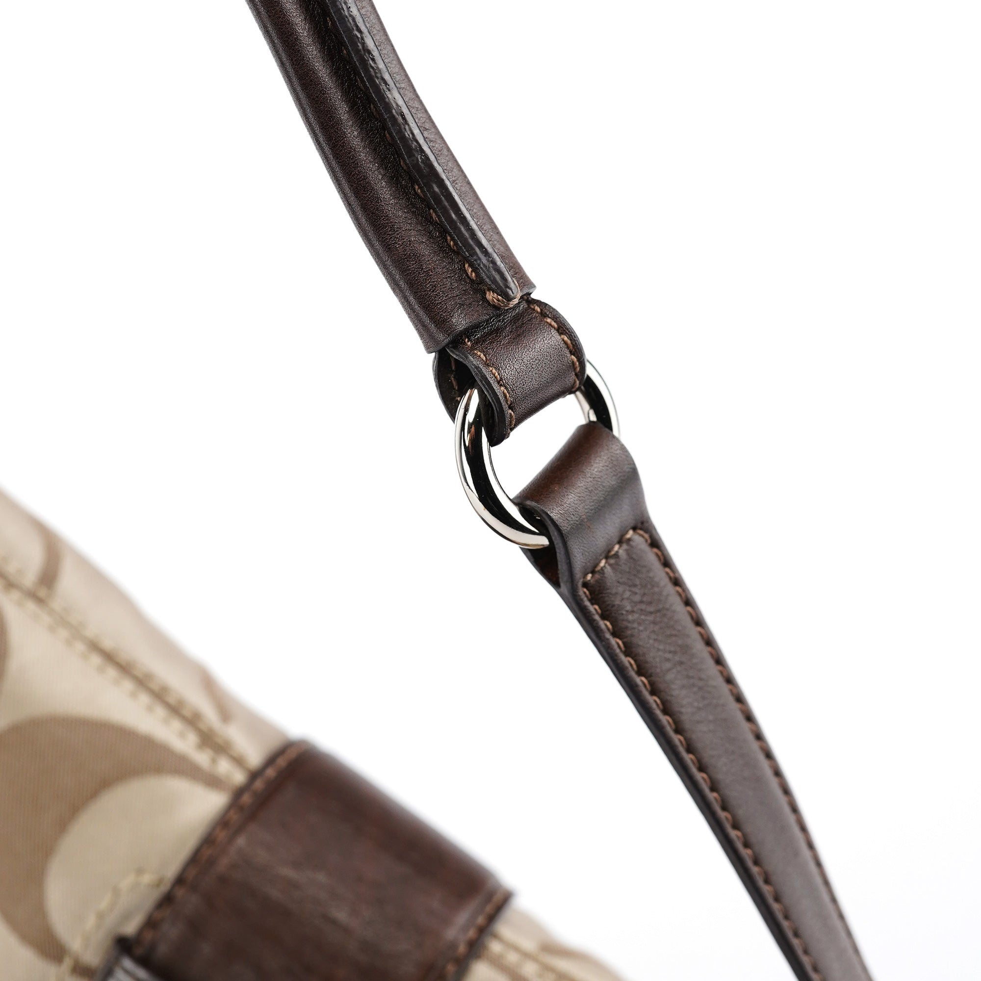 Coach 13042 Borsa a spalla Soho beige e marrone