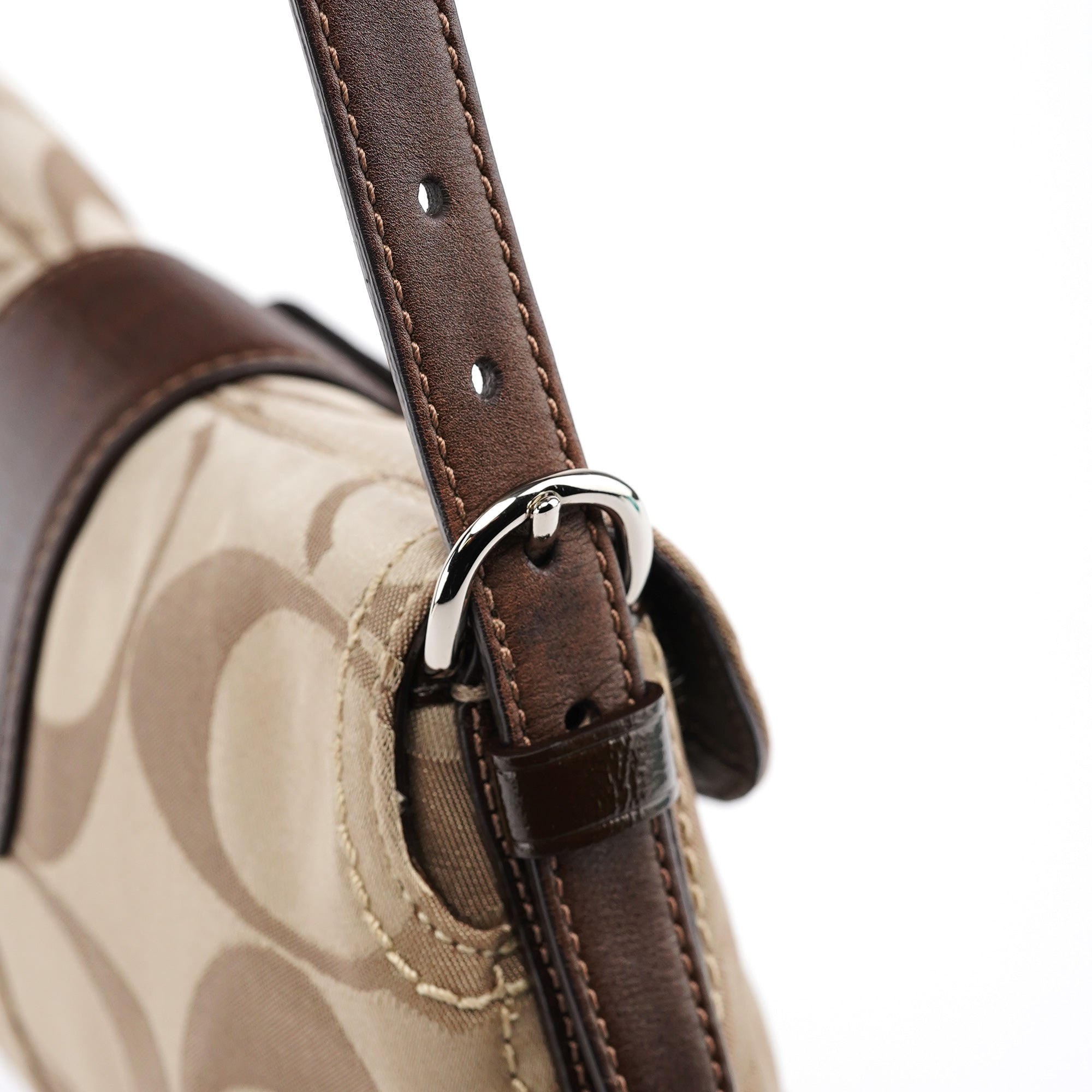 Coach 13042 Borsa a spalla Soho beige e marrone