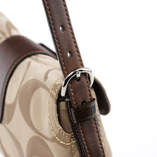 Coach 13042 Beige Brown Soho Shoulder Bag