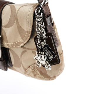 Coach 13042 Beige Brown Soho Shoulder Bag