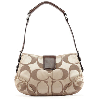 Coach 13042 Beige Brown Soho Shoulder Bag