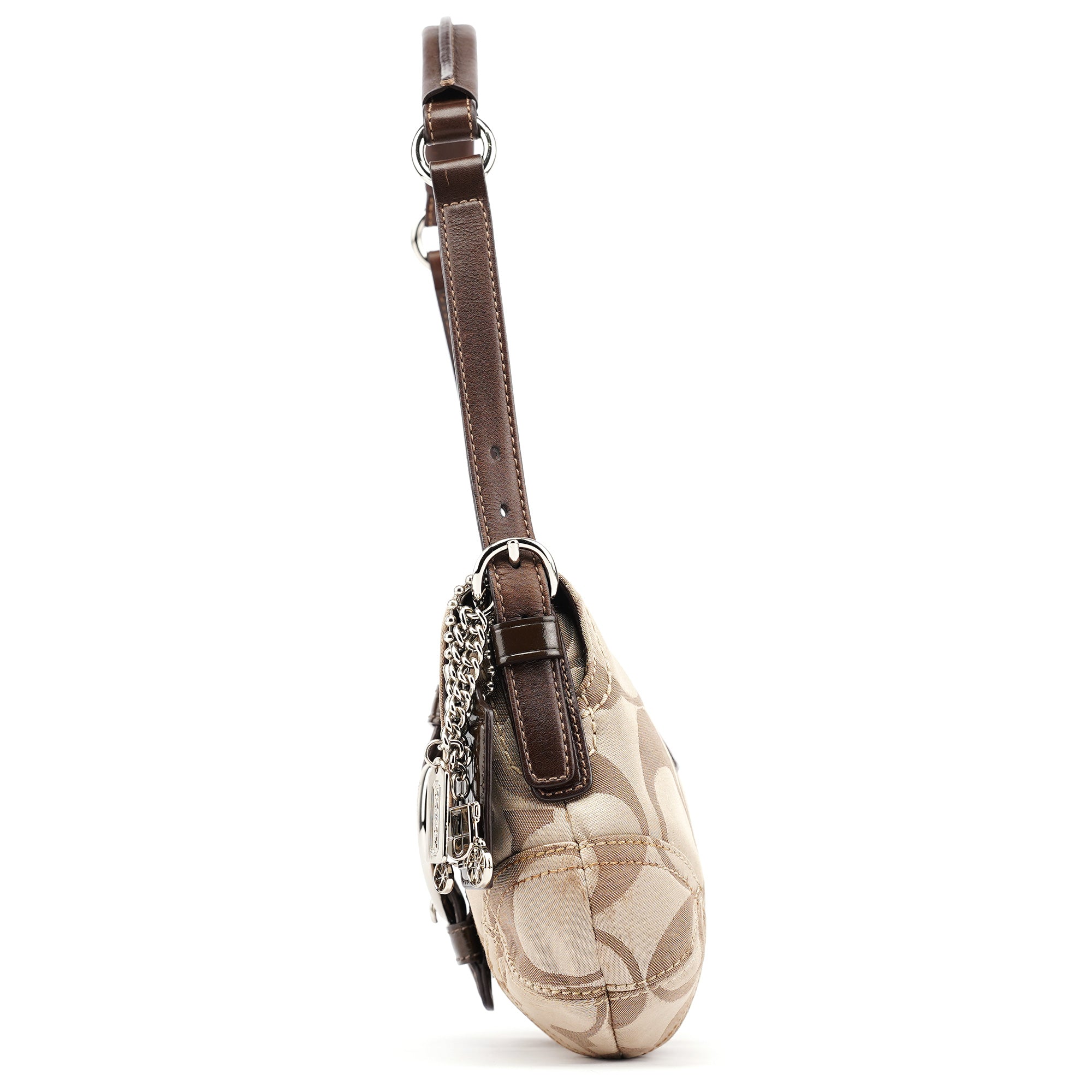 Coach 13042 Borsa a spalla Soho beige e marrone