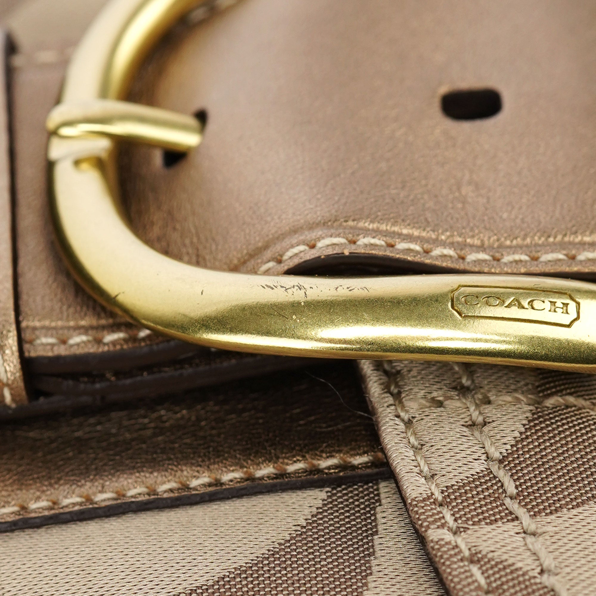 Coach 13042 Soho Schultertasche in Beige