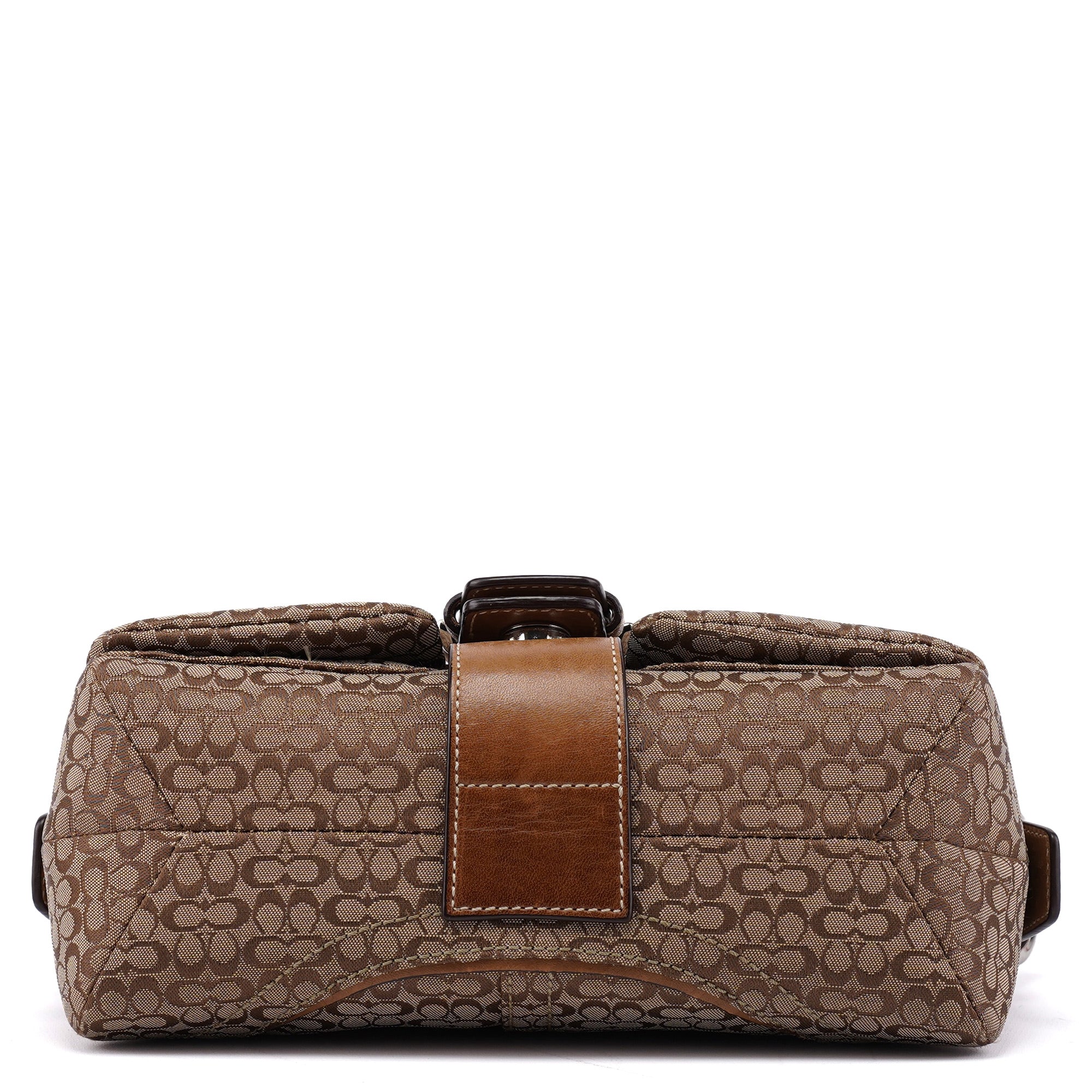 Coach 1444 Sac porté épaule Soho en toile Signature C beige