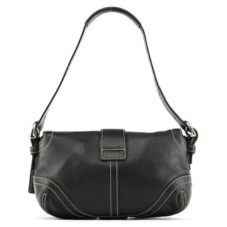 Coach 1446 Black Leather Soho Shoulder Bag