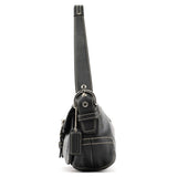 Coach 1446 Soho Schultertasche aus schwarzem Leder