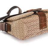 Coach 1463 Beige Brown Signature Soho Shoulder Bag