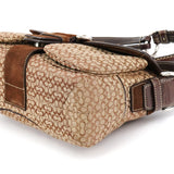 Coach 1463 Beige Brown Signature Soho Shoulder Bag