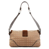 Coach 1463 Beige Brown Signature Soho Shoulder Bag