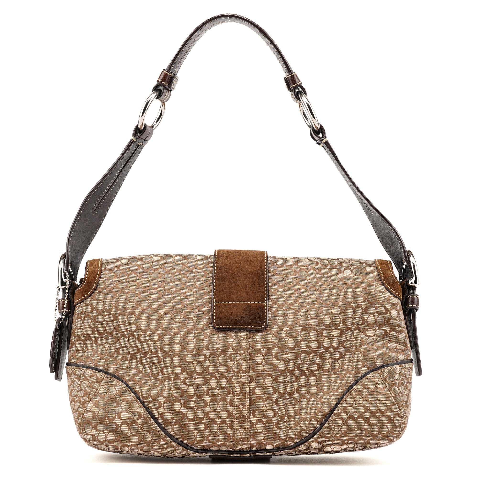 Coach 1463 Beige Brown Soho Shoulder Bag