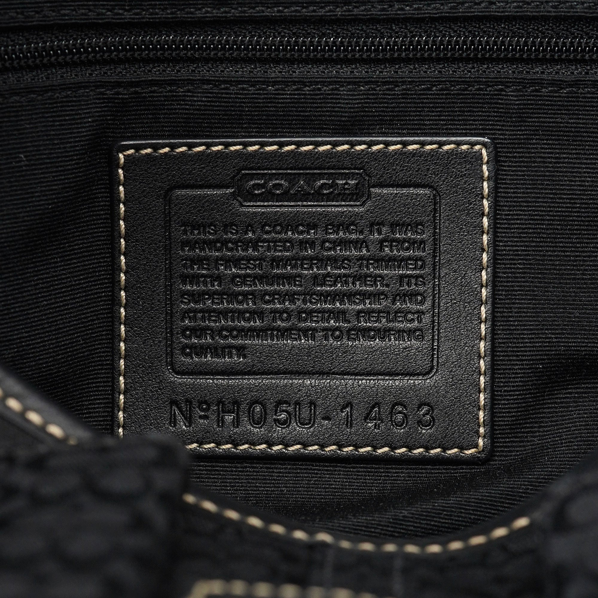 Coach 1463 Black Soho Shoulder Bag