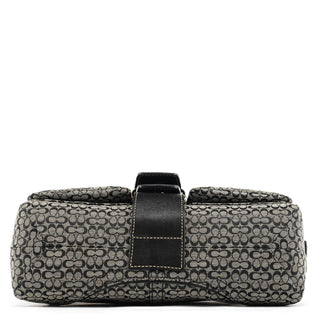 Coach 1463 Grey Black Signature Soho Shoulder Bag