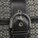 Coach 1463 Sac porté épaule Soho gris et noir