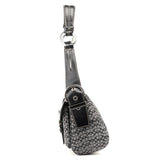 Coach 1463 Sac porté épaule Soho gris et noir