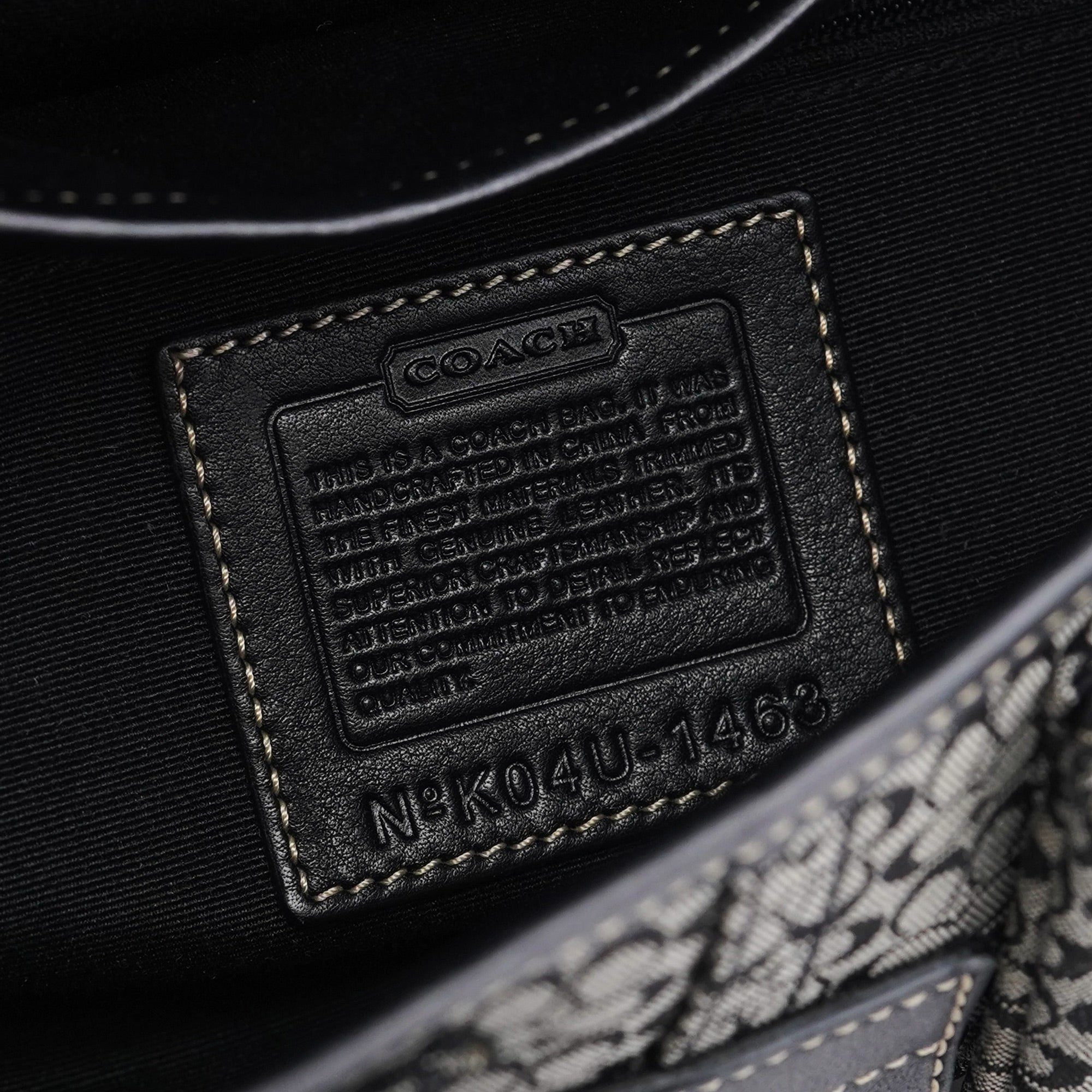 Coach 1463 Sac porté épaule Soho en toile Signature C